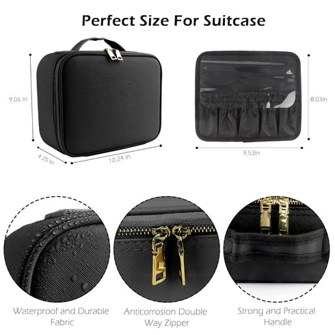 Portable Makeup Case With Mirror